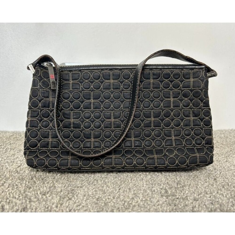 Kate Spade New York Vintage Noel Quilted Shoulder Bag Purse in Black